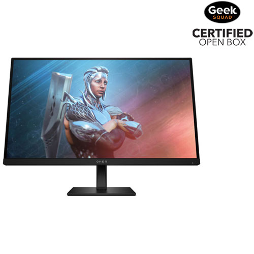 Boîte ouverte - Moniteur de jeu FreeSync DEL IPS 165 Hz GTG 1 ms de 27 po Omen de HP - Noir