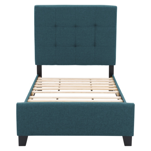 CorLiving Ellery Fabric Tufted Bed, Single
