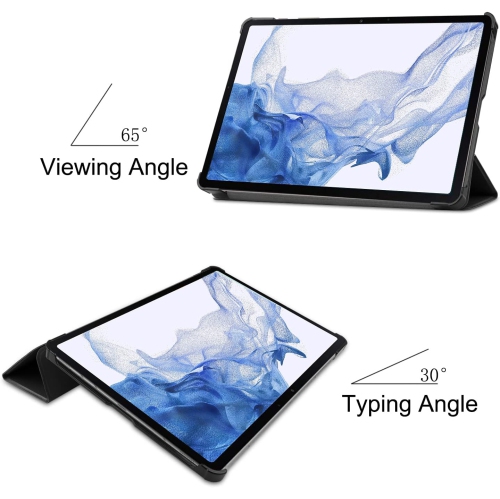 Pour Samsung Galaxy Tab S9 Case 2023 ＆Protecteur d’écran, coque rigide, léger, noir pour étui pour tablette Galaxy Tab S9