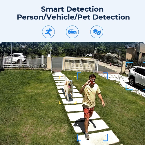 Reolink TrackMix 8MP PoE Dual-Lens PTZ Camera | Dual Tracking, Wide-Angle & Telephoto Lenses, Dual View, Power over Ethernet