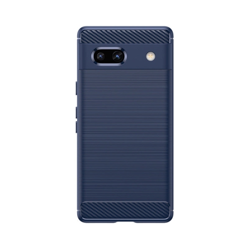 PANDACO Navy Brushed Metal Case for Google Pixel 7a