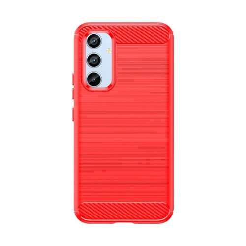 PANDACO Red Brushed Metal Case for Samsung Galaxy A54