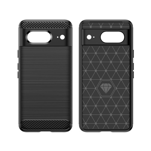 PANDACO Black Brushed Metal Case for Google Pixel 8