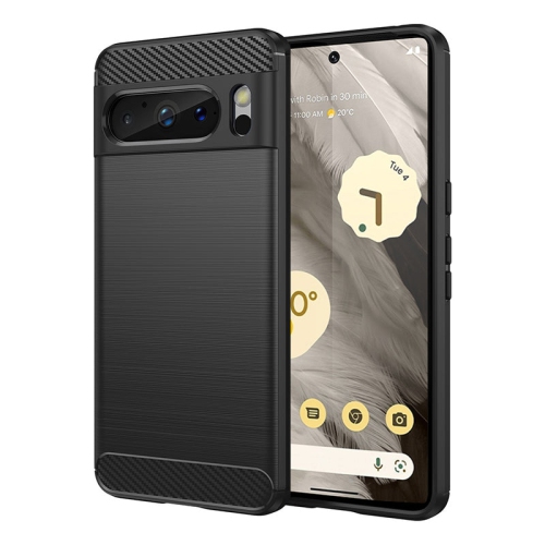 PANDACO Black Brushed Metal Case for Google Pixel 8 Pro