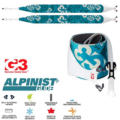 G3 Alpinist plus Glide Skin Teal, 130 mm-XS