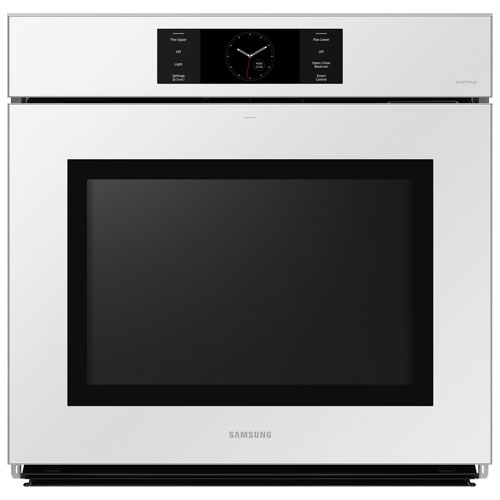 Samsung 30" 5.1 Cu. Ft. True Convection Electric Wall Oven - Clean White