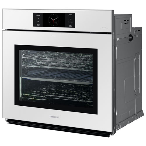 Samsung 30" 5.1 Cu. Ft. True Convection Electric Wall Oven - Clean White