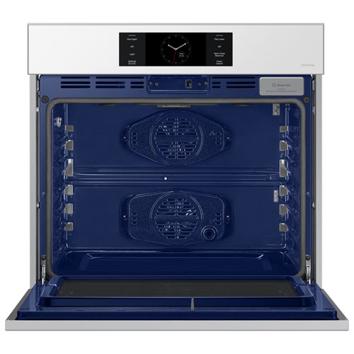 Samsung 30" 5.1 Cu. Ft. True Convection Electric Wall Oven - Clean White