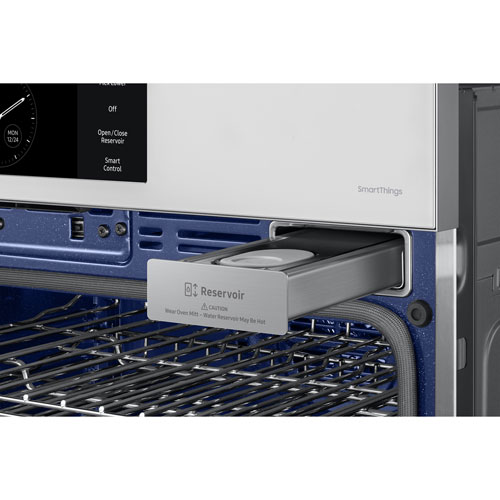 Samsung 30" 5.1 Cu. Ft. True Convection Electric Wall Oven - Clean White