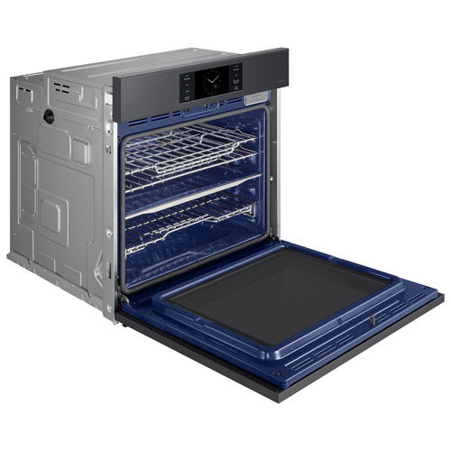 Four mural électrique à convection véritable de 30 po 5,1 pi³ de Samsung - Inox noir