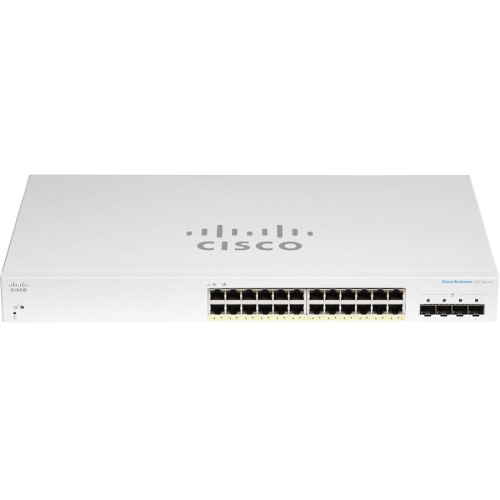 CISCO SYSTEMS  Cbs220 24-Port Gigabit Ethernet Poe Switch (Cbs220-24Fp-4X-Na)