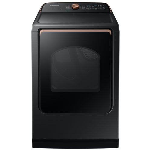 Samsung 7.4 Cu. Ft. Electric Steam Dryer - Black