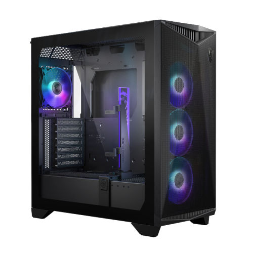 MSI MPG GUNGNIR 300R AIRFLOW - Mid-Tower Computer Case: Tempered Glass ...