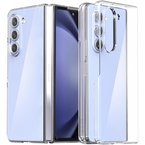 XCRS  Slim Crystal Clear Transparent Acrylic Cover With Complete Protection, Bumper Hardshell Case for Samsung Galaxy Z Fold 5 (2023)