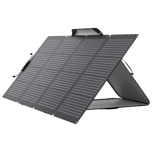 Ensemble avec station d'alimentation portative RIVER 2 et panneau solaire de 220 W d'EcoFlow