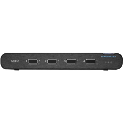 Belkin F1DN104KVM-UN-4 2nd Gen Secure KVM Switch, 4-Port Single Head w/ CAC