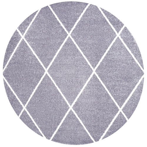 Cole Minimalist Diamond Trellis Area Rug