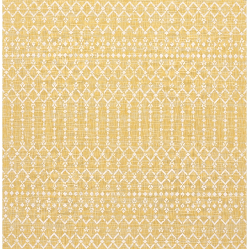 JONATHAN Y  Ourika Moroccan Geometric Textured Weave Indoor/outdoor Square Rug