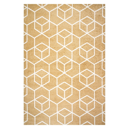 JONATHAN Y  Tumbling Blocks Modern Geometric Area Rug
