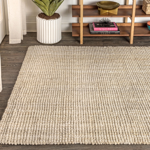Hiro Hand Woven Chunky Jute Area Rug