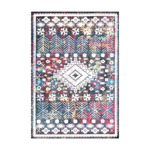 Dhiya Distressed Kilim Area Rug