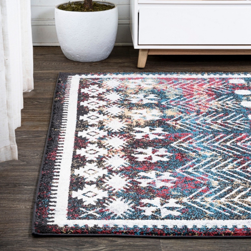 Dhiya Distressed Kilim Area Rug