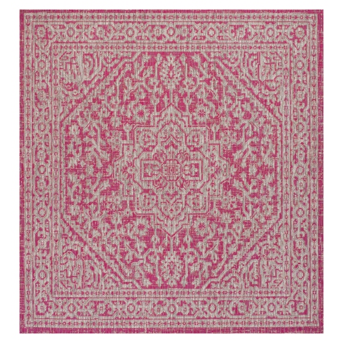 JONATHAN Y  Sinjuri Medallion Textured Weave Indoor/outdoor Area Rug