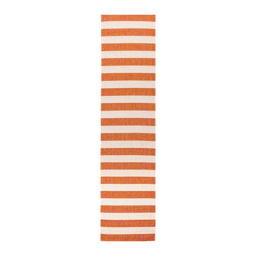 JONATHAN Y  Negril Two Tone Wide Stripe Indoor/outdoor Area Rug