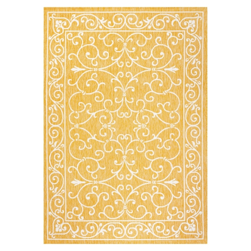 JONATHAN Y  Charleston Vintage Filigree Textured Weave Indoor/outdoor Area Rug
