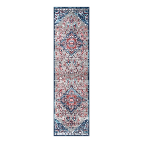 Tapis moderne à motif de médaillon rétro, perse