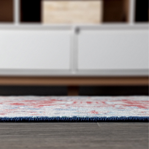 Tapis moderne à motif de médaillon rétro, perse