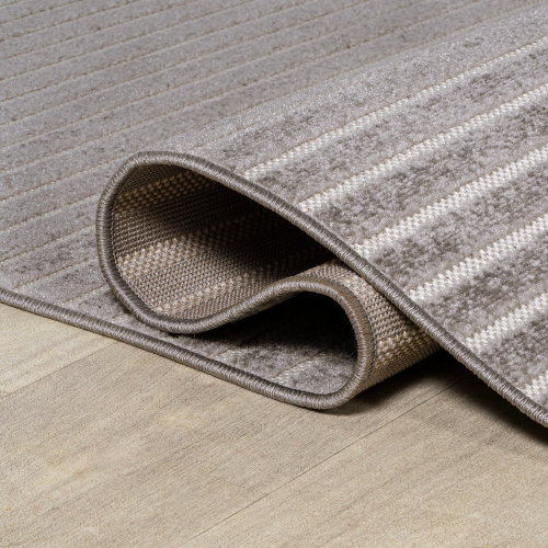 Aarhus Minimalist Scandi Striped Area Rug