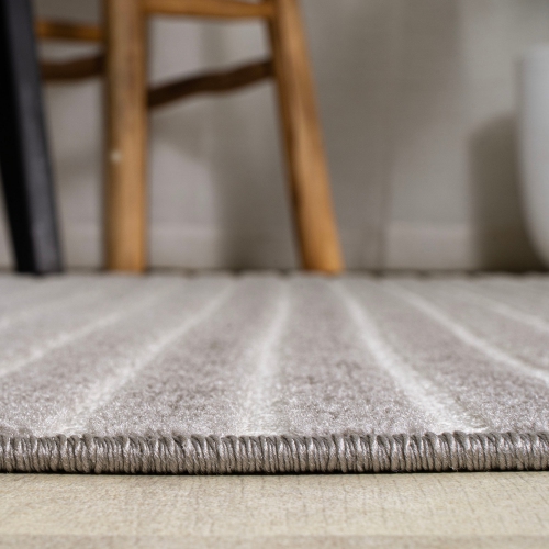 Aarhus Minimalist Scandi Striped Area Rug