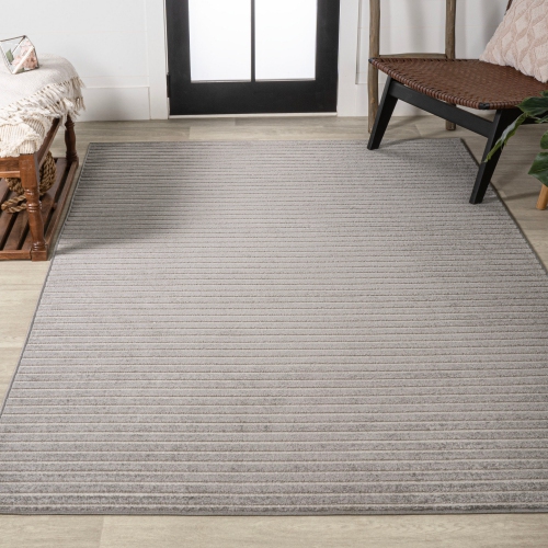 Aarhus Minimalist Scandi Striped Area Rug