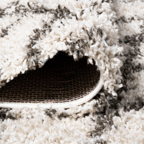 Algaida Moroccan Diamond Shag Area Rug