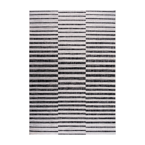 Sukie Modern Offset Stripe Indoor/Outdoor Area Rug