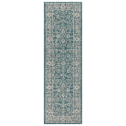 Palazzo Vine and Border Textured Weave Indoor/Outdoor Area Rug | Best ...