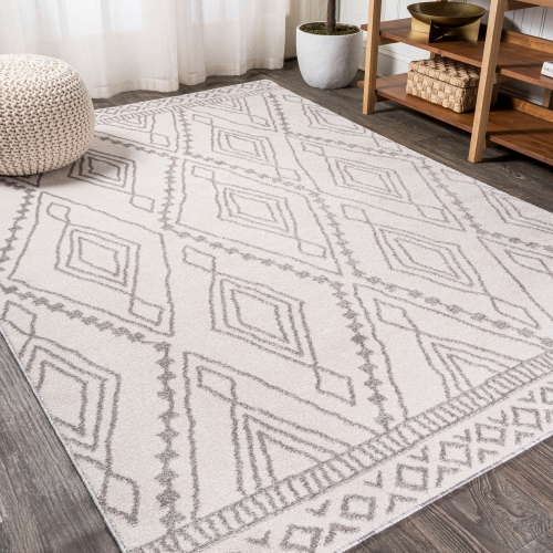 Rih Moroccan Style Diamond Area Rug