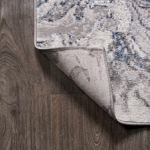 Swirl Marbled Abstract Area Rug