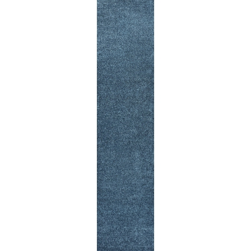 JONATHAN Y  Haze Solid Low Pile Area Rug In Turquoise