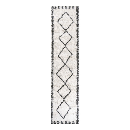 Calvia Moroccan Diamond Shag Area Rug