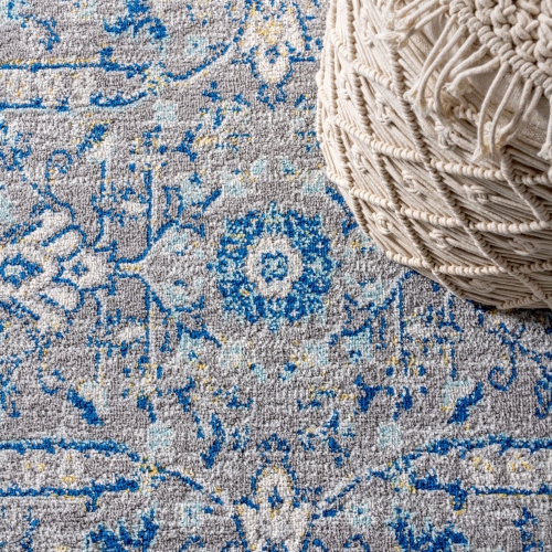 Modern Persian Boho Floral Area Rug