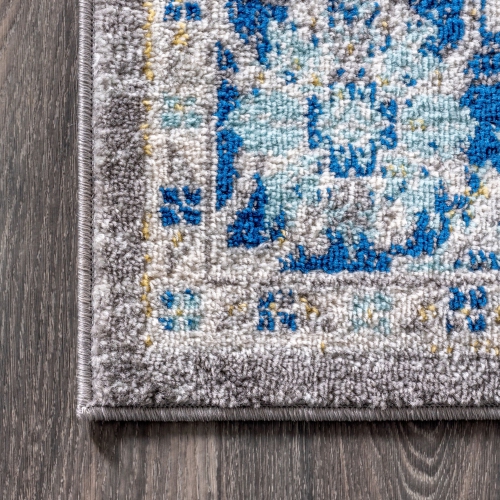 Modern Persian Boho Floral Area Rug