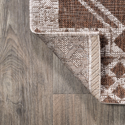 Marokko Diamond Tribal Medallion Indoor/Outdoor Area Rug