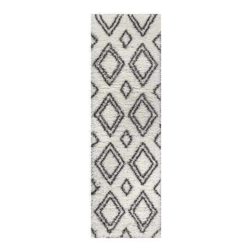 JONATHAN Y  Beni Moroccan Style Diamond Shag Area Rug