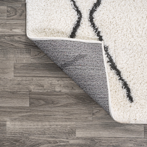 Catala Moroccan Diamond Shag Area Rug