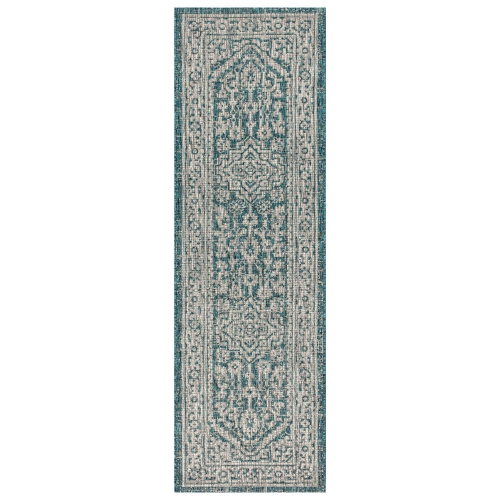 JONATHAN Y  Sinjuri Medallion Textured Weave Indoor/outdoor Area Rug