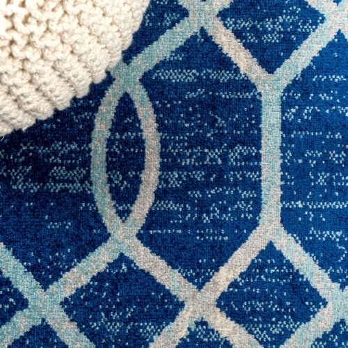 Asilah Ogee Fretwork Area Rug