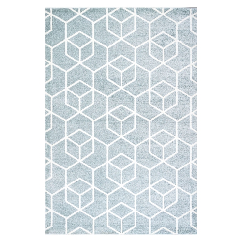 JONATHAN Y  Tumbling Blocks Modern Geometric Area Rug