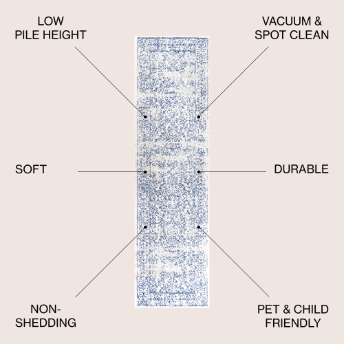 Azul Filigree Area Rug